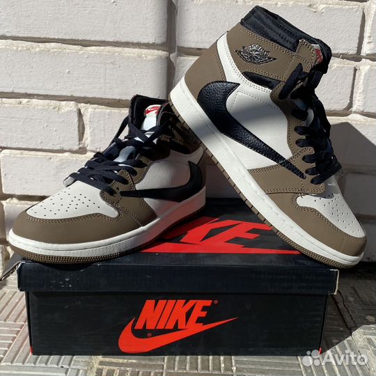 Kросcoвки Nikе Air Jordan 1 Travis Scott