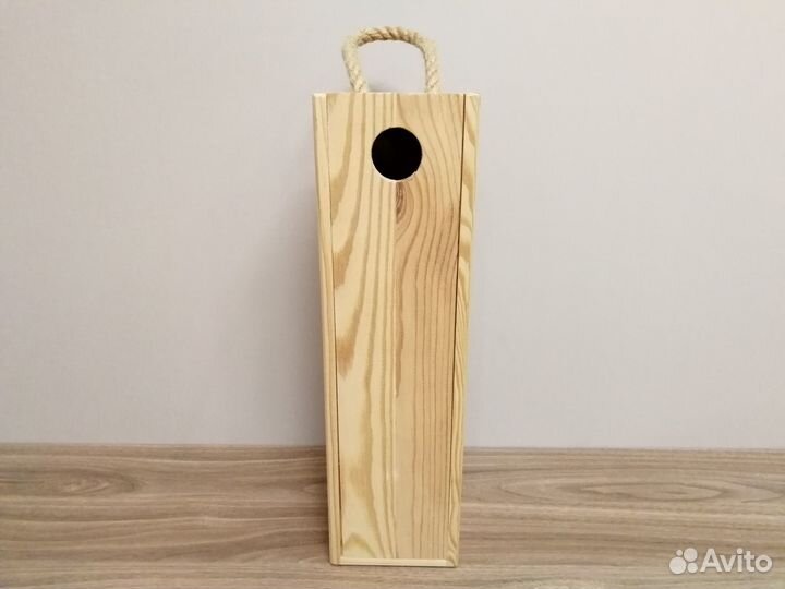 Деревянная коробка/ящик для бутылки