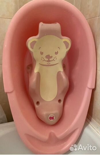 Ванночка и горка для купания