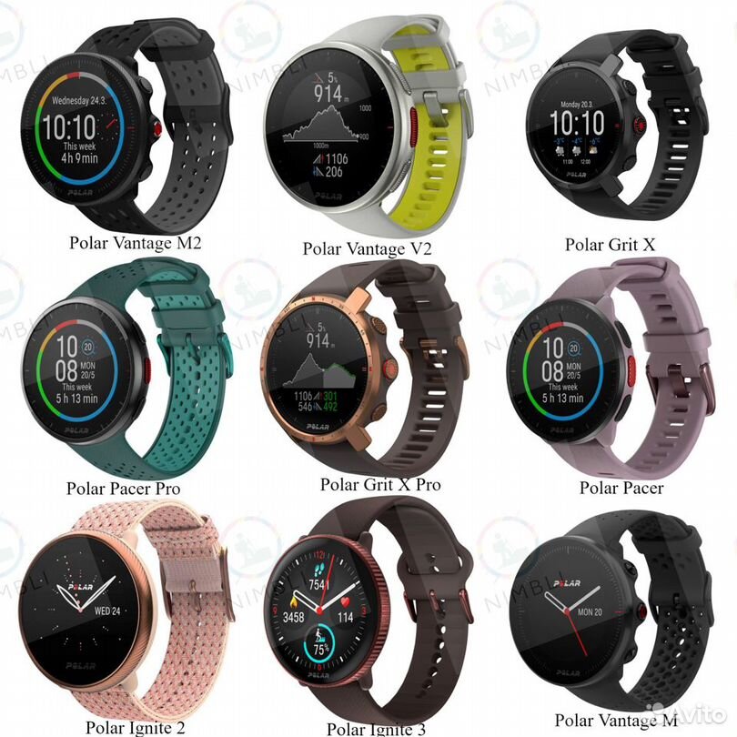 Спортивные смарт часы Garmin, Polar, Suunto, Coros