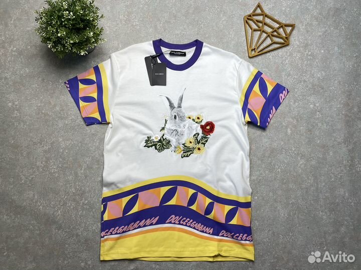 Футболка мужская хлопок Dolce gabbana