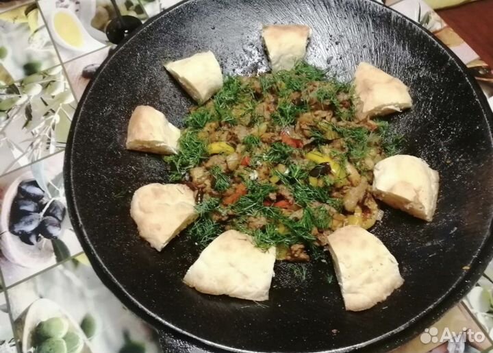 Садж чугунный узбекский