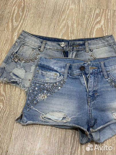 Джинсовые шорты colins