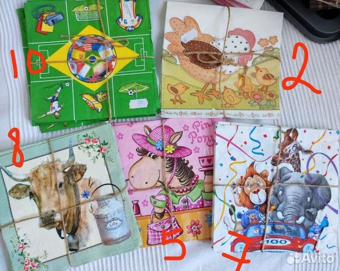 Салфетки для декупажа 170шт