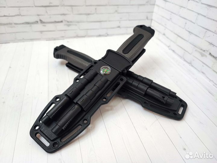 Нож для выживания, 4в1, новый