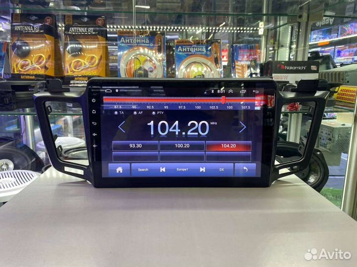 Автомагнитола на toyota rav4