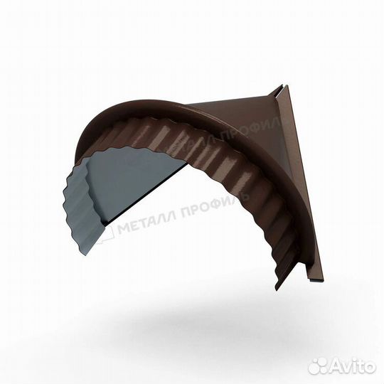 Конек для металлочерепицы