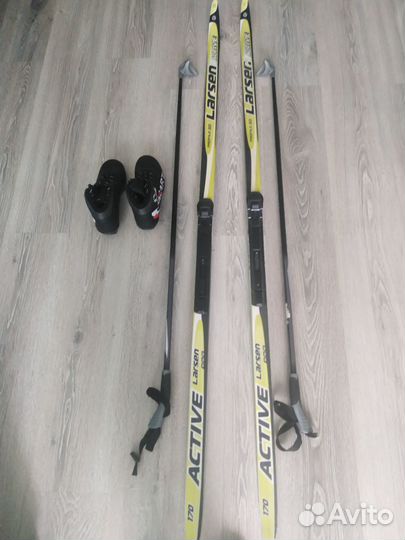 Лыжи беговые + ботинки