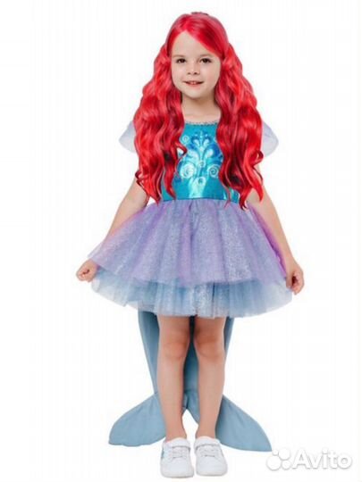 Новогодний костюм для девочки «Ариэль»