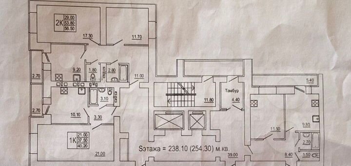 1-к. квартира, 40,2 м², 1/16 эт.