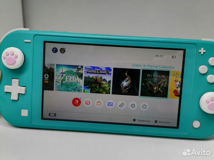 Nintendo Switch Lite Прошит 160gb+999игр