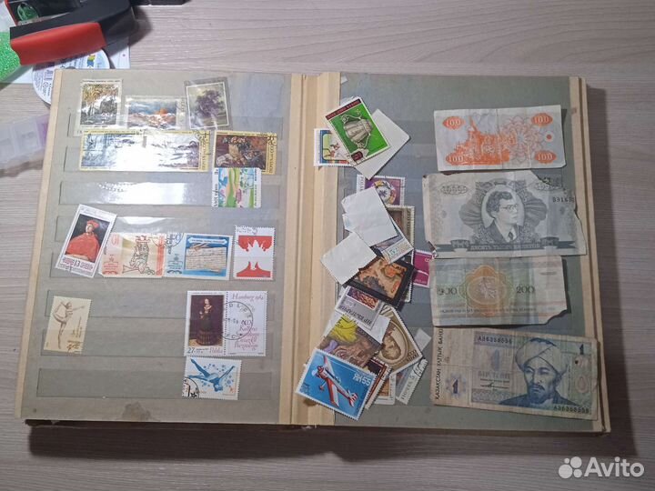 Почтовые марки СССР билеты и деньги