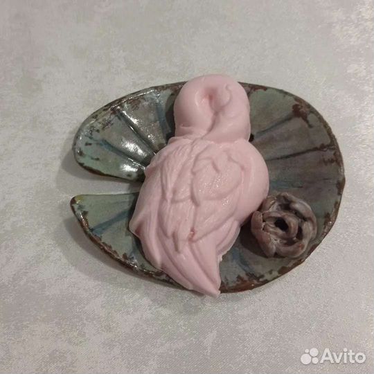 Мыло ручной работы фламинго