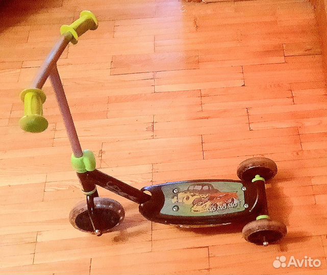 Самокат детский трехколесный бу