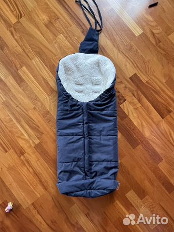 Зимний конверт в коляску овчина