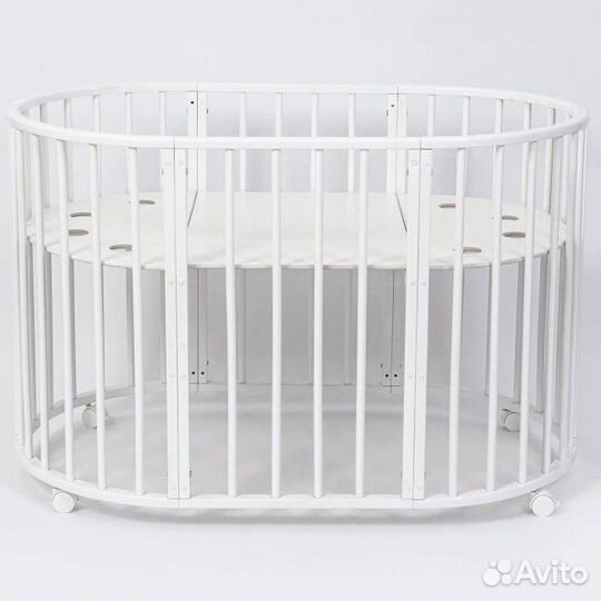 Детская кроватка +матрац+бортик