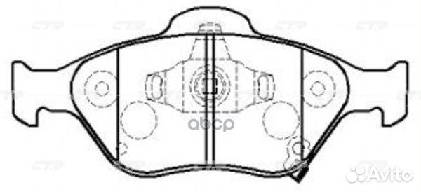 GK1178 колодки дисковые передние Toyota Yaris