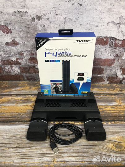 Охлаждающая подставка для ps4 slim/pro