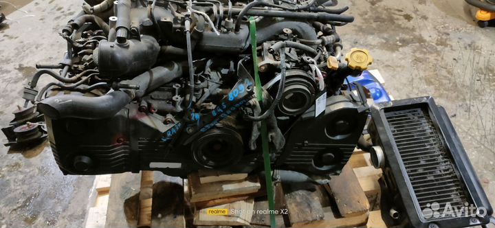 Патрубок турбин EJ20H, самка. Субару легаси bd,bg