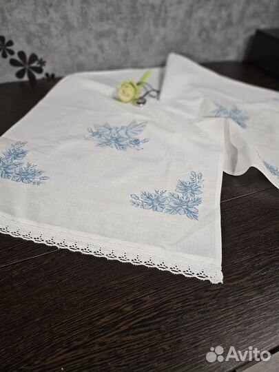 Свадебный рушник льняной/ Венчальный