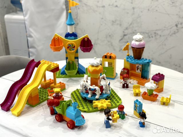 Lego duplo большой парк аттракционов 10840