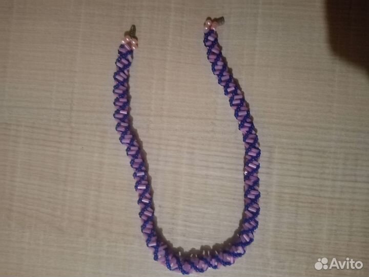 Колье жгут из бисера 
