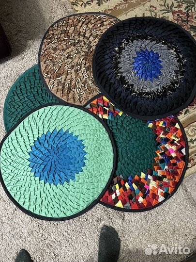 Интерьерные коврики ручной работы