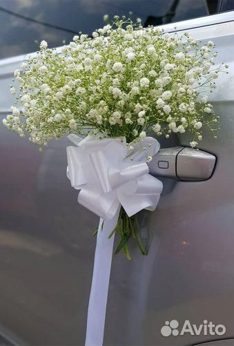 Свадебные украшения на авто