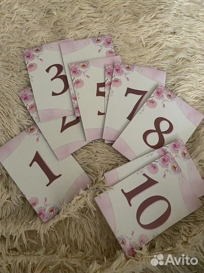 Нумерация столов