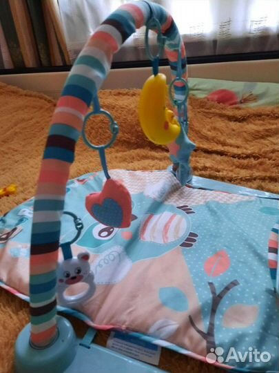 Развивающий коврик.Музыкальный.С рождения