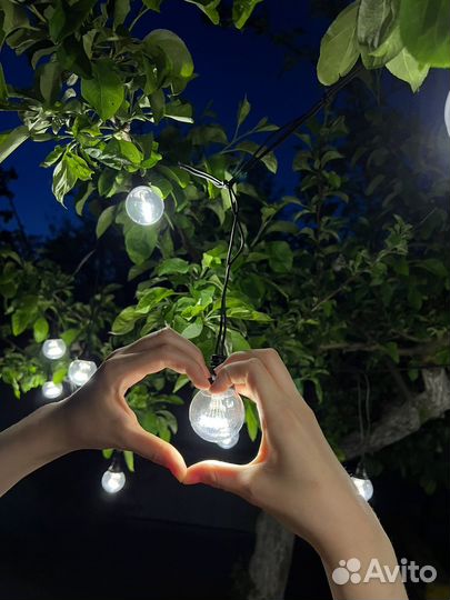 Ретро гирлянда уличная