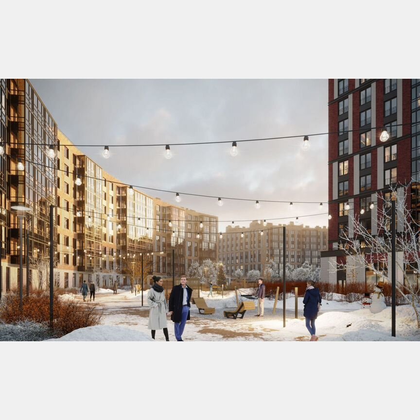 2-к. квартира, 68,8 м², 2/25 эт.