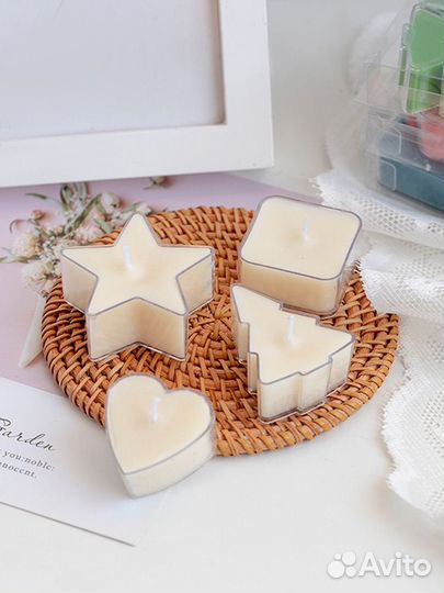 Гильзы для свечей ёлка, звезды