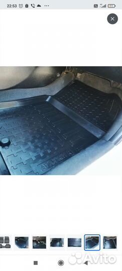 Коврик резиновый Солярис 1