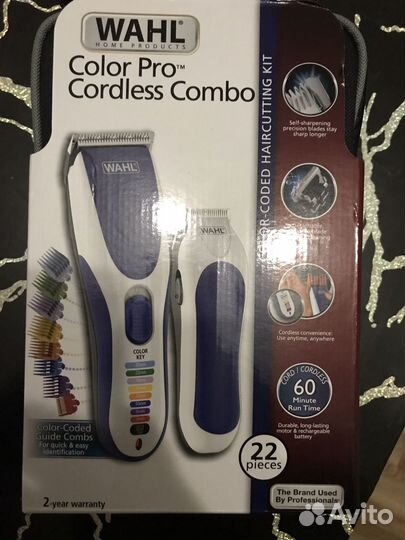 Машинка для стрижки волос wahl бу