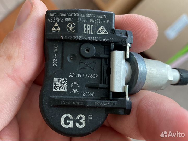 Датчики давления в шинах 4шт