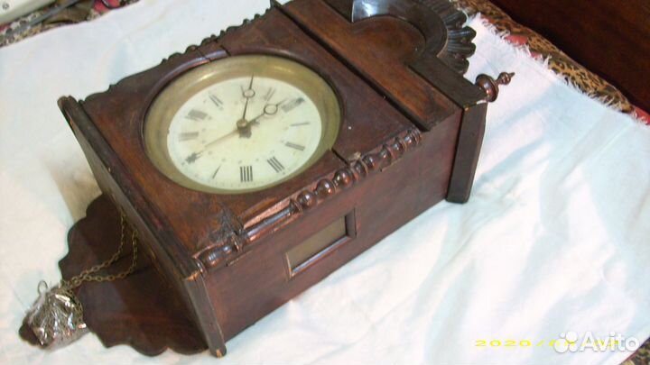 Старинные настенные часы мозер И К. москва