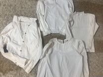 Рубашки детские белые