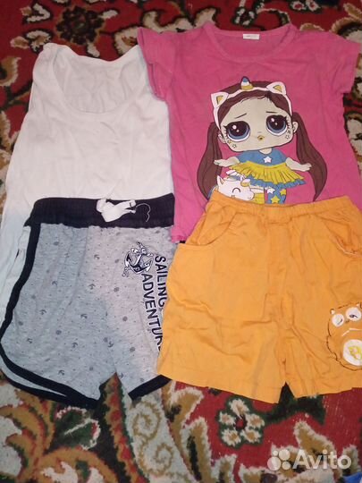 Детская одежда для девочек 86 92 пакетом