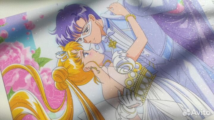 Открытки А6 с голографией. Сейлор Мун