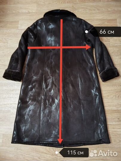 Искусственная дублёнка женская новая 60-62 размер