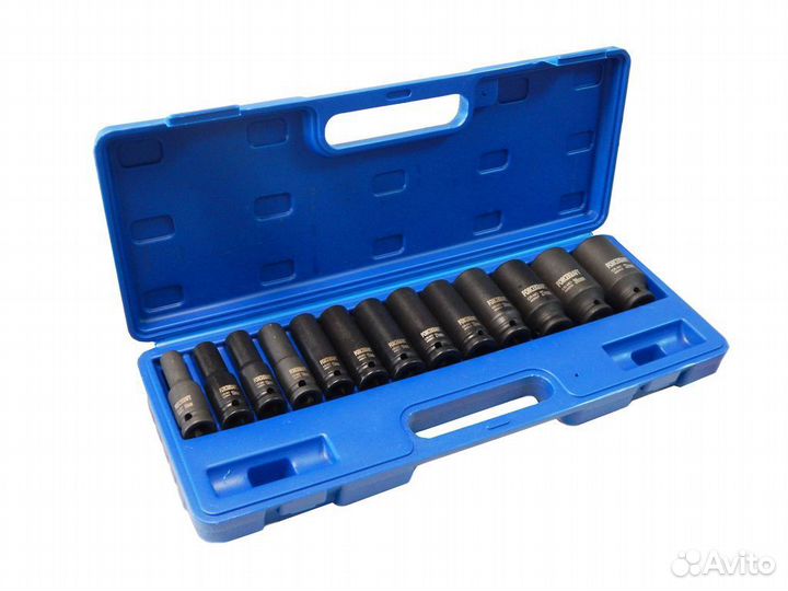 Набор головок ударных глубоких,13пр.,1/2