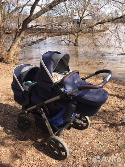 Коляска для двойни 2 в 1 Silver Cross