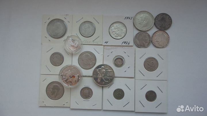 Серебро. стран европы