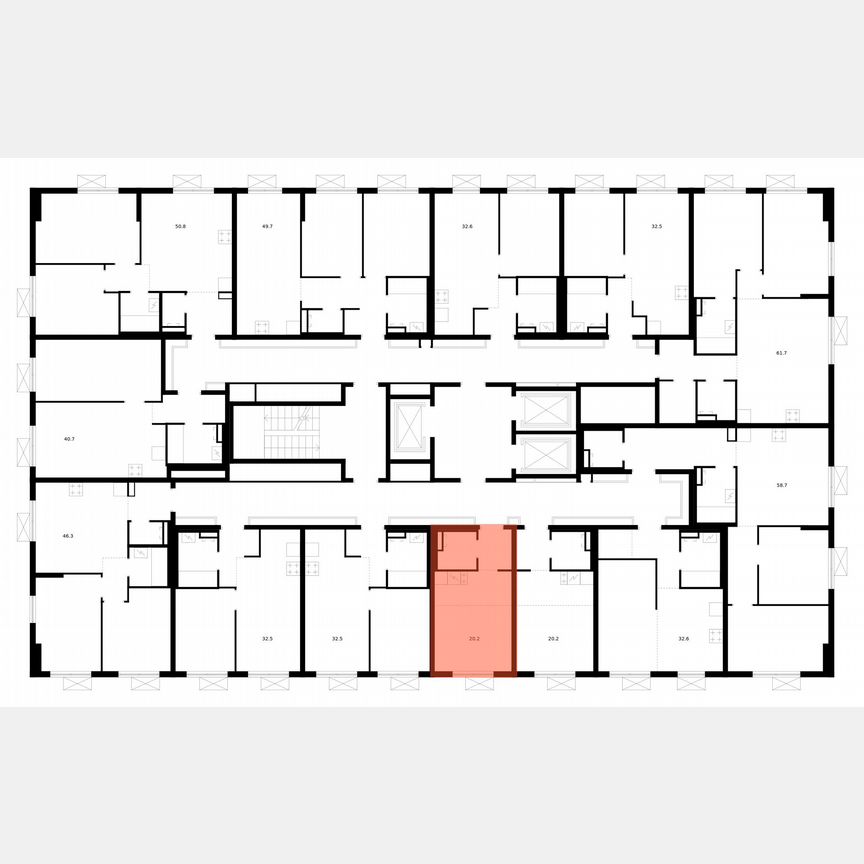 Квартира-студия, 20,2 м², 14/24 эт.