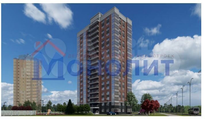 2-к. квартира, 68,1 м², 5/18 эт.