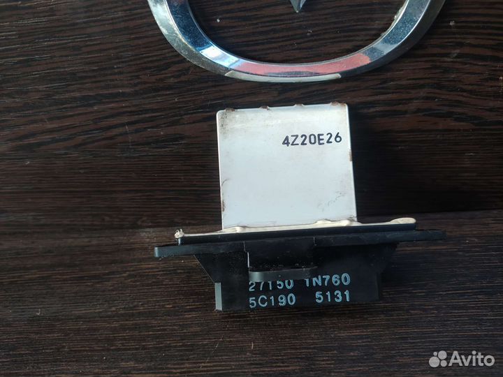 Резистор отопителя ниссан альмера N15