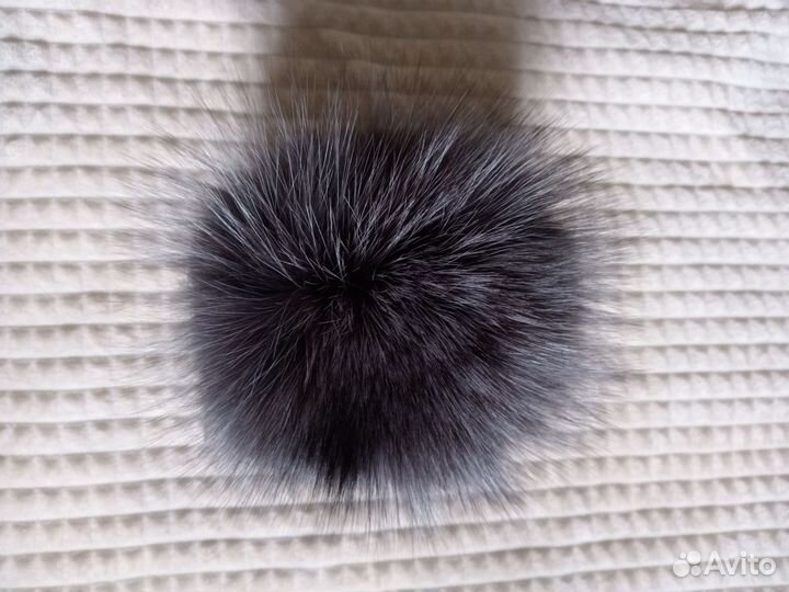 Шапка норковая на вязанной основе