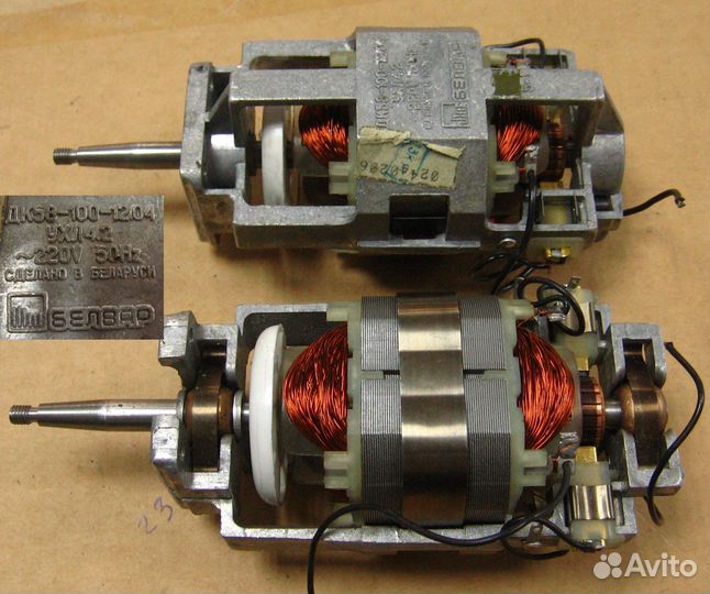 Двигатель (мотор) электромясорубки Помошница (Д