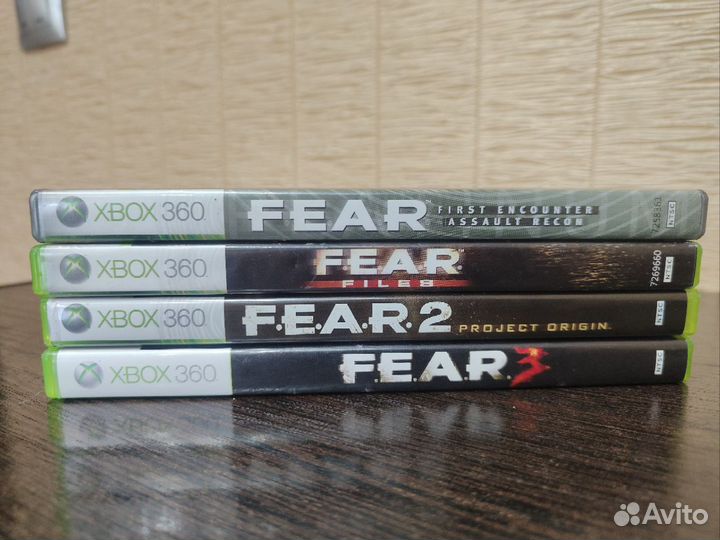 F.E.A.R. Трилогия Xbox 360 Все части1-3Files